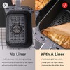 Air Fryer Disposable Paper Liners for Ninja Dual Airfryer Accessories,
