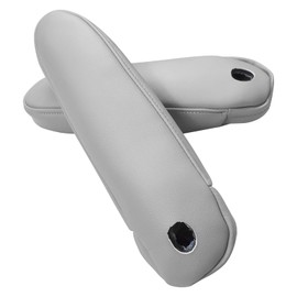 SUNBREATH Compatible with Car Front Seat Armrest Cover for Lexus RX300 RX330 RX350 2003 2004 2005 2006 2007 2008 2009 Leather Seat Arm Rest Cover for Front Driver and Passenger Side 2PCS Gray