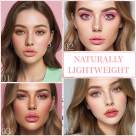 DAGEDA 4 Pack Tinted Lip Balm, Hydrating Tinted Moisturizer with Color Changing Effect, Nourishing Long Lasting Lipstick for Women, Natural Sheer Colour Lipstick Set, High Glow Lip Shine, Lightweight