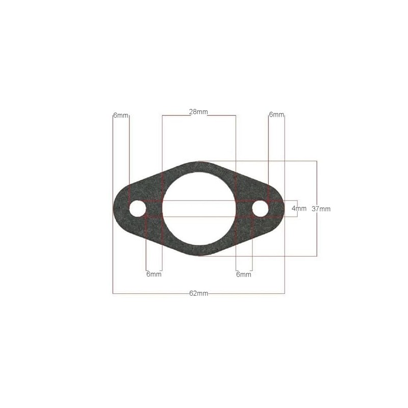2EXTREME Exhaust Seal Oval Compatible with Explorer Race GT, GENERIC