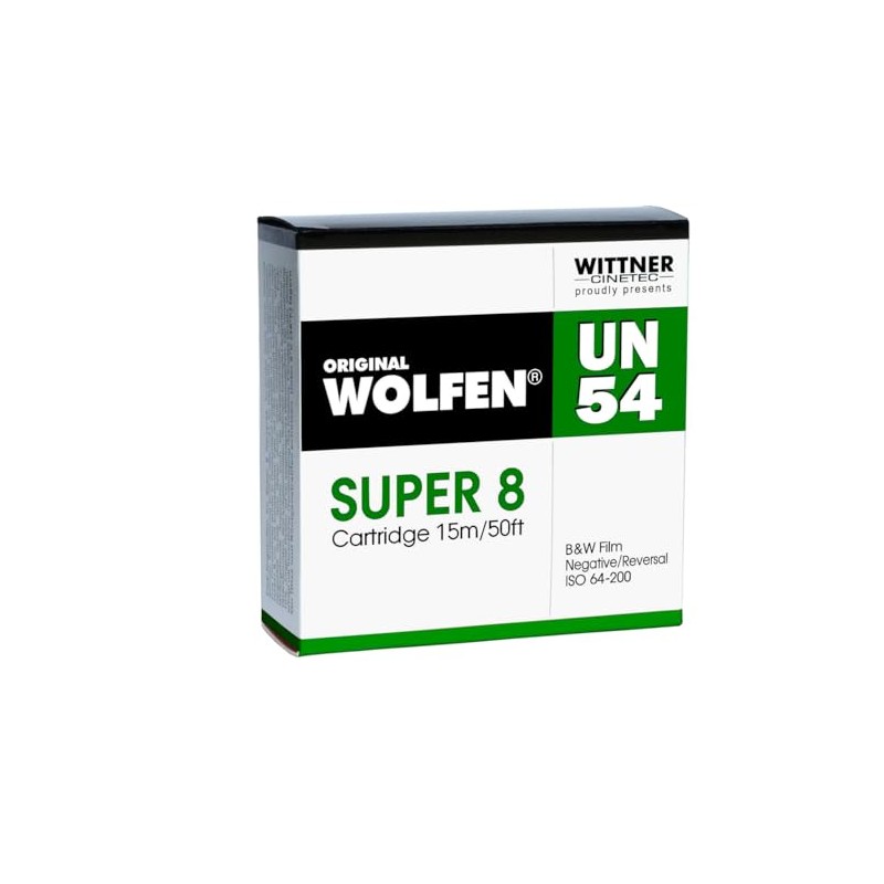 Original Wolf B+W Super 8 ISO 64-200 Negative Film