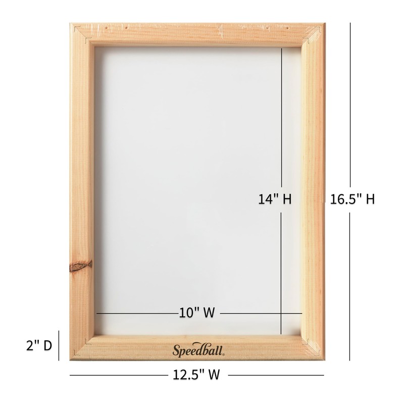 Speedball 110 Monofilament Screen Printing Frame & Base Unit, 10-Inch