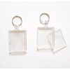 RI 12 PHOTO FRAME KEYCHAINS KEY CHAIN CLEAR TRANSPARENT PICTURE