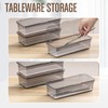 Remerry 3 Pcs Flatware Tray with Lid and Drainer, Plastic