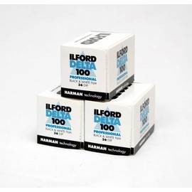 Ilford Delta 100 36 Pack of 3 Rolls