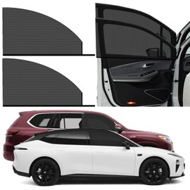 Car Window Screen for Cars and SUVs, Insect-Proof, Maintains Air Circulation, Sun Shading, Privacy Protection(2 Front Windows)