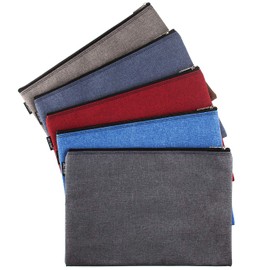 CenterZ Canvas Zipper Tool Bag - Heavy Duty Waterproof Multipurpose Utility Multi Tool Storage Pouch Case for Organizing and Sorting Household Tools, Spare Parts