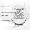 Perfectinsoy Chapter 30 Stemless Wine Glass, Time Commemorative 30th Wine