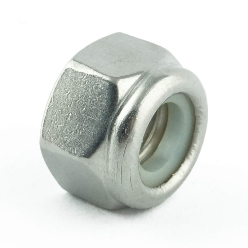 Eisenwaren2000 | M4 locking nuts (100 pieces) - self-locking stop