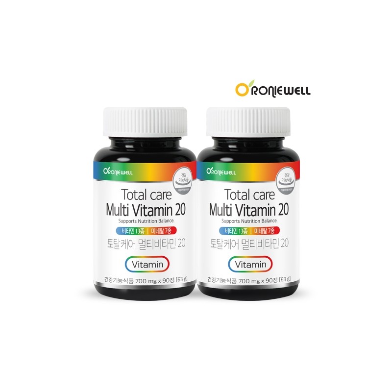 Roniwell Total Care Multivitamin 20 (700mg x 90 Tablets) /