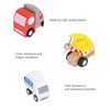 12pcs Wooden Mini Trucks Forward Backward Promote Cognitive Kids Educational