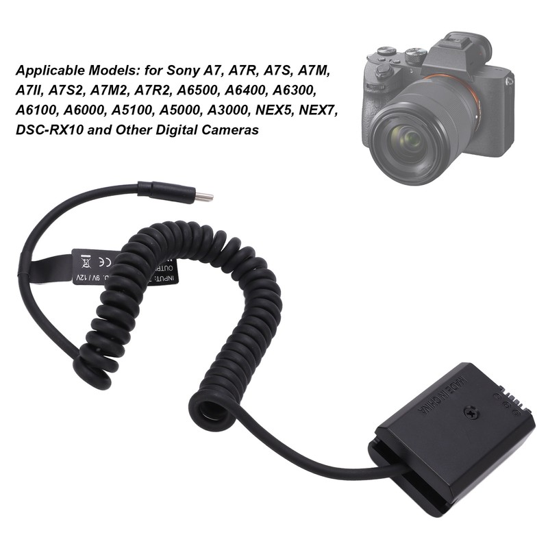 Type C Power Adapter DC Coupler FW50 Full Decoded Dummy