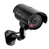 Dummy CCTV Security Camera - Anti-Theft, Damage Prevention, Multi-purpose Model Black