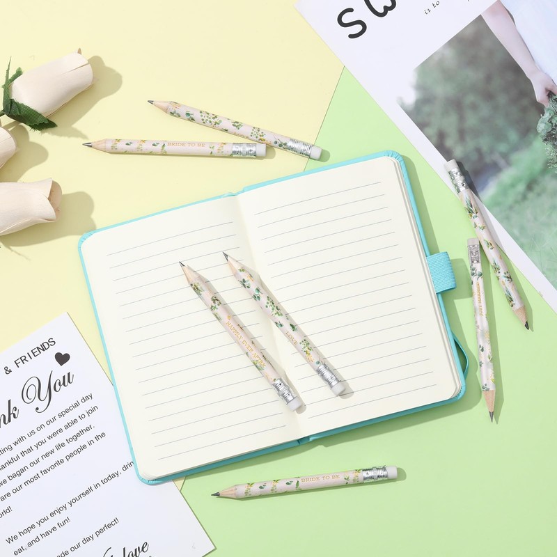 Teling 60 Pcs Bridal Shower Golf Pencils Bulk 4 Inch