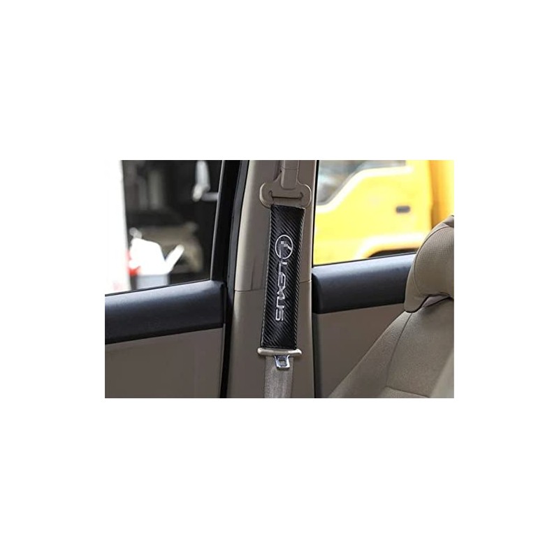 Poecar Set of 2 Seat Belt Shoulder Pads with STI-style