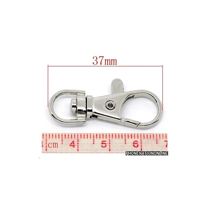 ROHANS Small Lobster Swivel Clasps for Key Split Ring Blanks