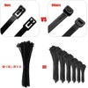Hymyily Zip Ties, Repeat Type, Repeatable, Unlock Type, Tie Wraps,