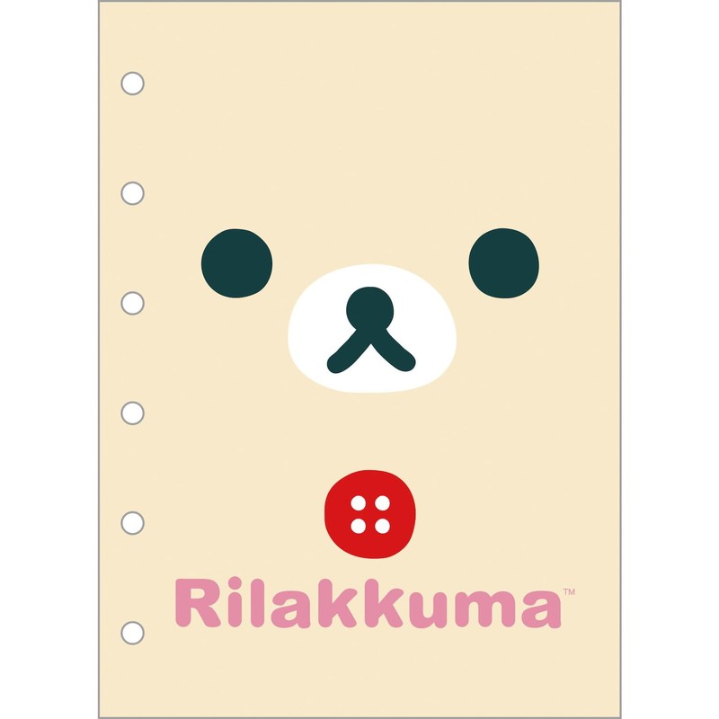 SE73403 Rilakkuma "Korilakkuma Full" Funofuni Seal Binder