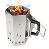 KU-koruo Premium Stainless Steel Charcoal Chimney Starter with Ergonomic Handles,