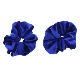 Zac's Alter Ego Pair of Luxurious Velvet Hair Scrunchies - Variety of Colours
