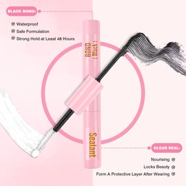 Sixstarhair Half Eyelash Set False Eyelashes with Glue 10 Pairs Cat Eye Lashes with Bond and Seal Half Lashes Cateye Natural Fake Lashes