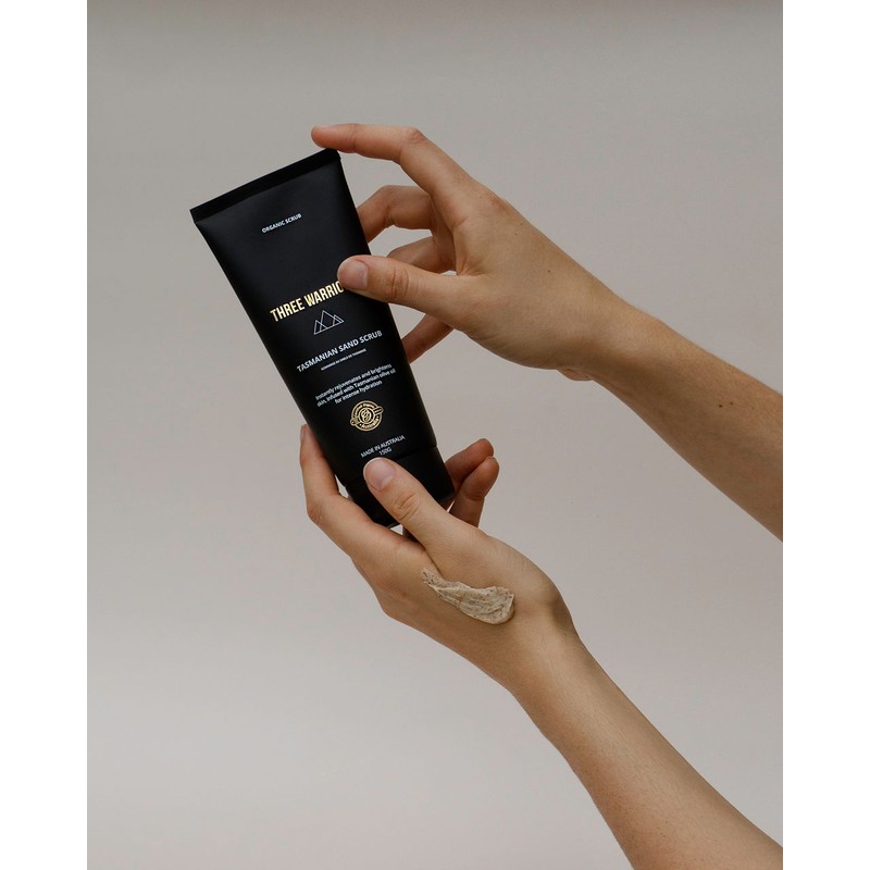 Three Warriors Exfoliating Tasmanian Sand Scrub 150g