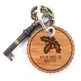 Mr. & Mrs. Panda Rundwelle Keyring Mistletoe Gift Lanyard, Lucky Charm, Mistletoe, Bag Charm, neutral