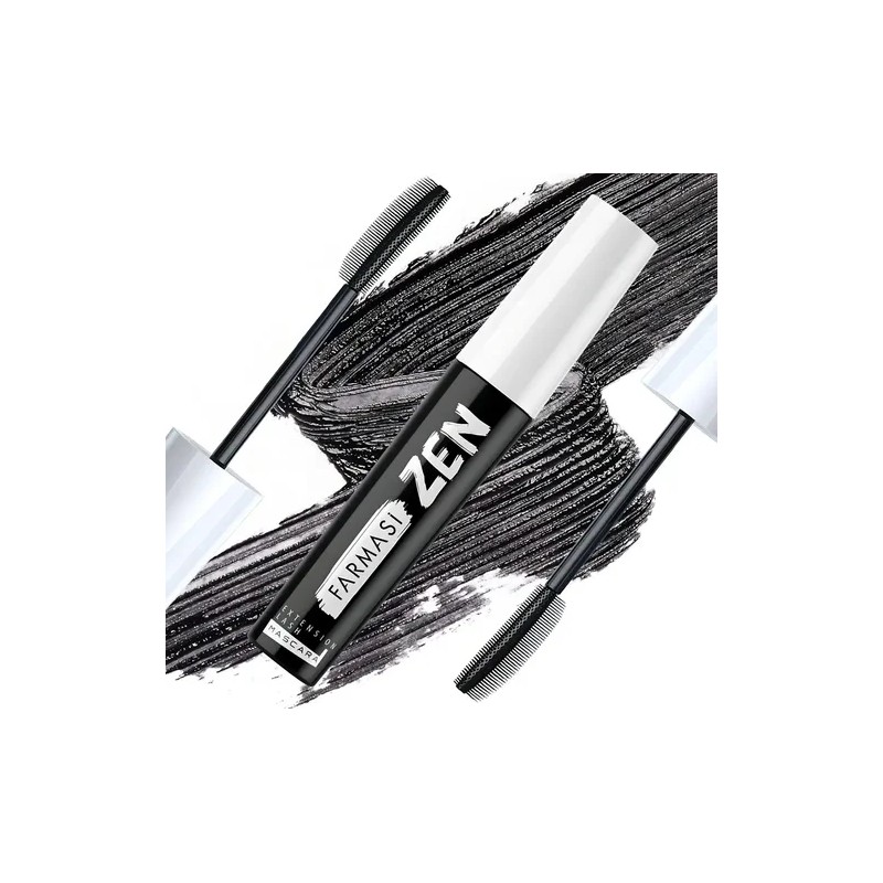 Mascara De Pestañas Zen Extension Lash Farmasi Color Negro