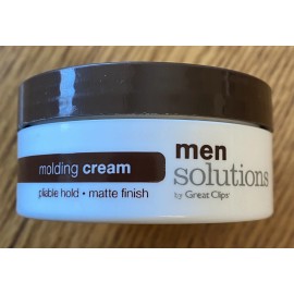 Great Clips Men Solutions Hair Molding Cream Pliable Hold Matte Finish 2 oz