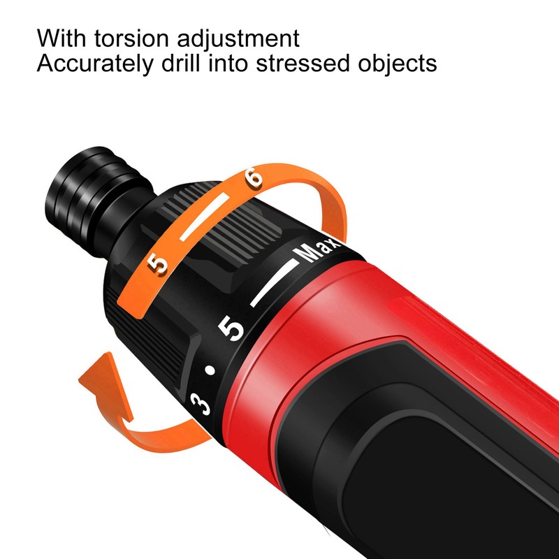 Electric Screwdriver Kit Large Torsion Rechargeable Multifunctional Mini Screw Driver