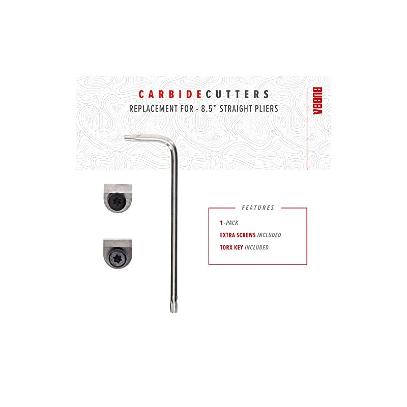 Replacement Carbide Cutters - 8.5" Standard Pliers, 1pk