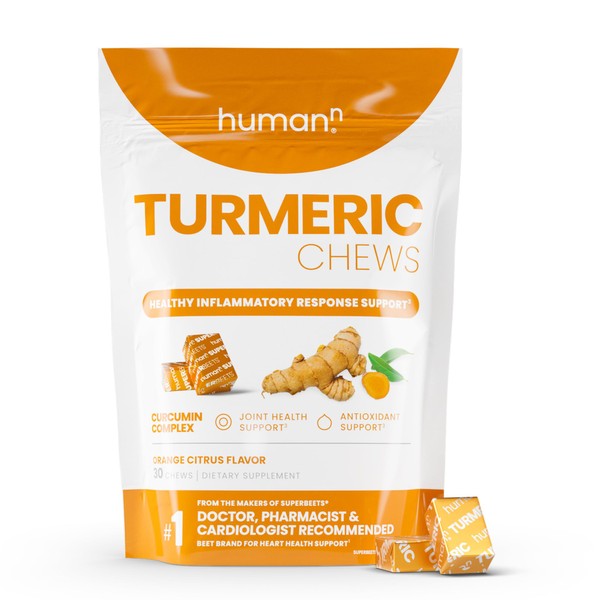 HumanN Turmeric Chews Supplement – Clinically Studied High Absorption Curcumin