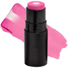 Nudestix Nudies Matte + Glow Core – Dual-Core Cream Blush Stick with Matte Color & Radiant Glow Balm for Cheeks, Eyes & Lips With Ceramides, Peptides & Vitamin E Magenta Magic