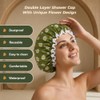 SARG Premium Double Layer Shower Cap for Women with Cool