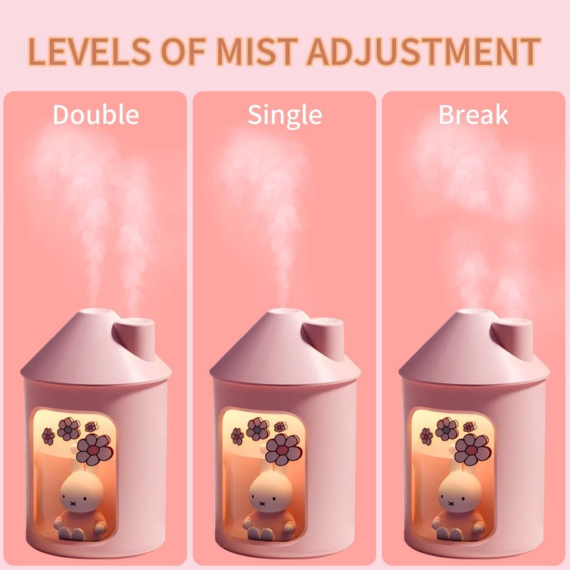 Mipow x miffy BTA700M Cool Mist Humidifier for Bedroom,Ultrasonic Quiet