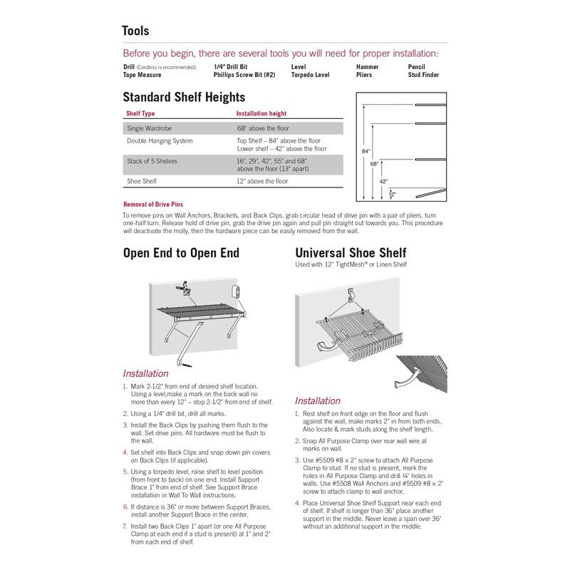 Rubbermaid Commercial Products FreeSlide Wire Shelving, 16-Inch, White, Closet organizer