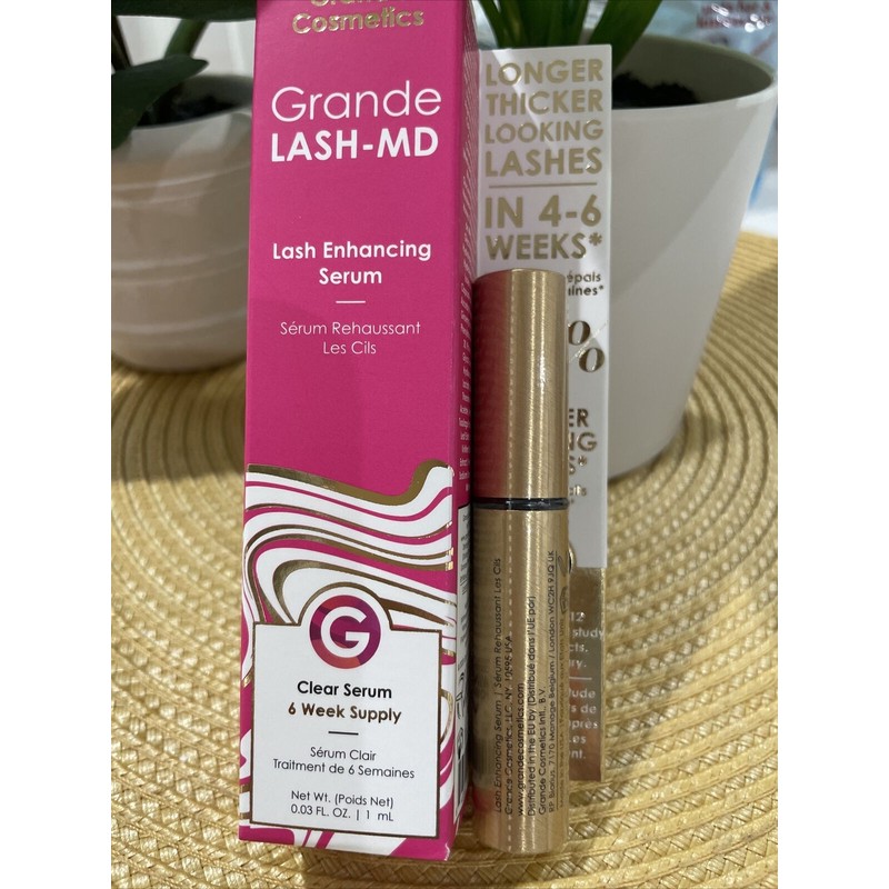 Grande Cosmetics Grande Lash-MD Lash Enhancing Serum New in Box