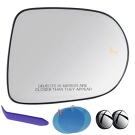 EAP Passenger Side Mirror Glass Compatible with Lexus RX 2009-2015, Heated with Blind Spot, Without Auto Dimming, 8793148590