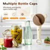 Adjustable Jar Opener with 3-Claw Grip and Bottle Opener