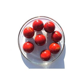 mesbilles MeineMurmeln 5 Baubles Fiesta 20 mm Glass Marbles