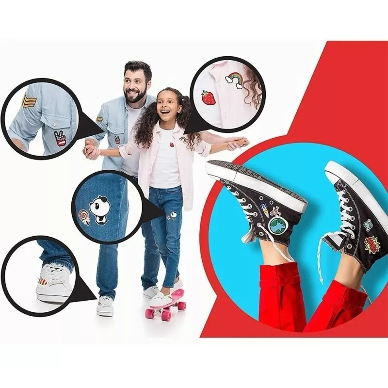 Dolores 50 Parches Bordados Para Ropa Planchar Bricolaje Repa Niños