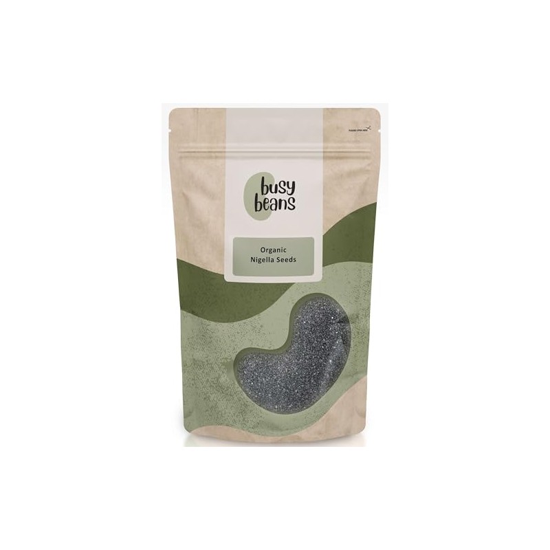 Organic Nigella Seeds (Black Cumin, Kalonji) - Certified Organic- by