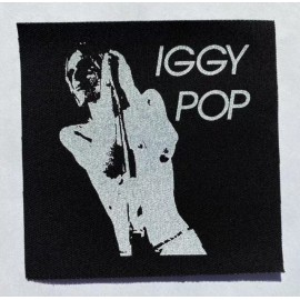 Punk Rock Iggy Pop Cloth Patch Sew On Badge Punk Rock Approx 4.25" X 4.25" (CP97)