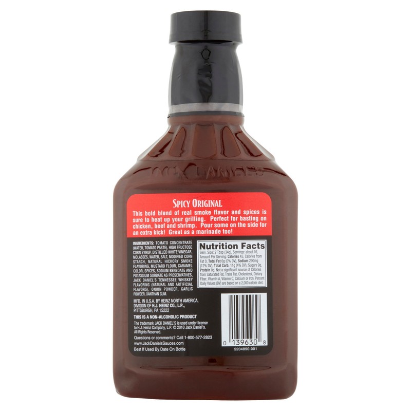 Jack Daniel's Sweet & Spicy Barbecue Sauce (19 oz Bottles,
