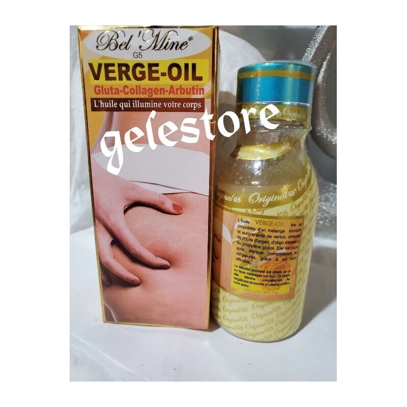 BELMINE Anti stretch marks oil with gluta-collagen 125mlx1 Super Effective