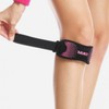 Patella Running Health Band Cushion Sports Knee Protector 1+1 Rose Red 2p