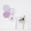 LAJAR 8 Pcs Hexagon Felt Bulletin Board Tiles, Self Adhesive