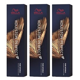 3er Wella Koleston Perfect ME+ 4/75 Mittelbraun Braun Mahagoni 60 ml