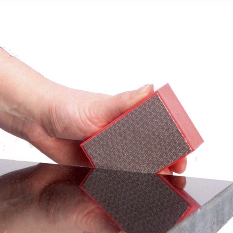 BE-TOOL Diamond Hand Pads 3000 Grit Foam Sanding Pads Electroplated