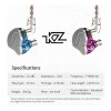 Auriculares in-ear inalámbricos KZ Auriculares con cable ZSN Pro with